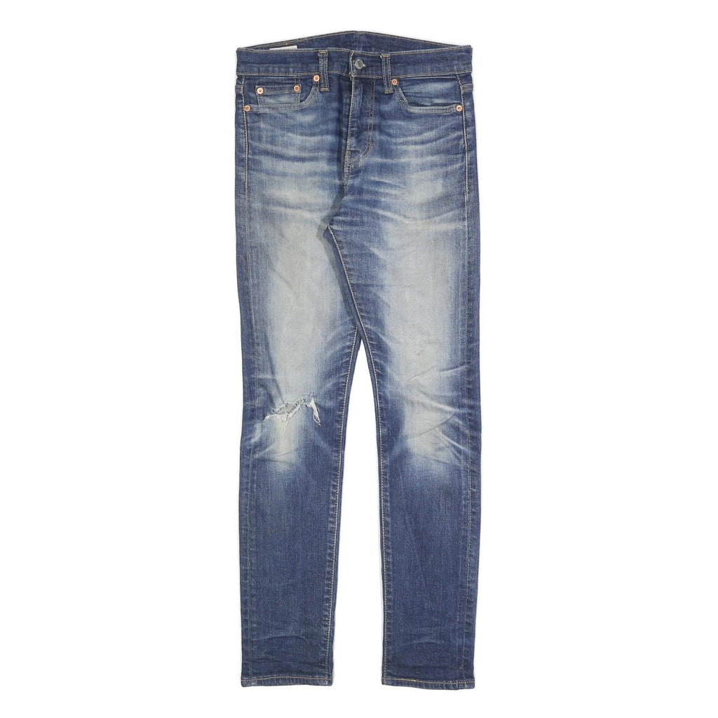 LEVI'S 510 BIG E Mens Slim Skinny Denim Medium W29 L32 Classic Stretch Zip Jeans