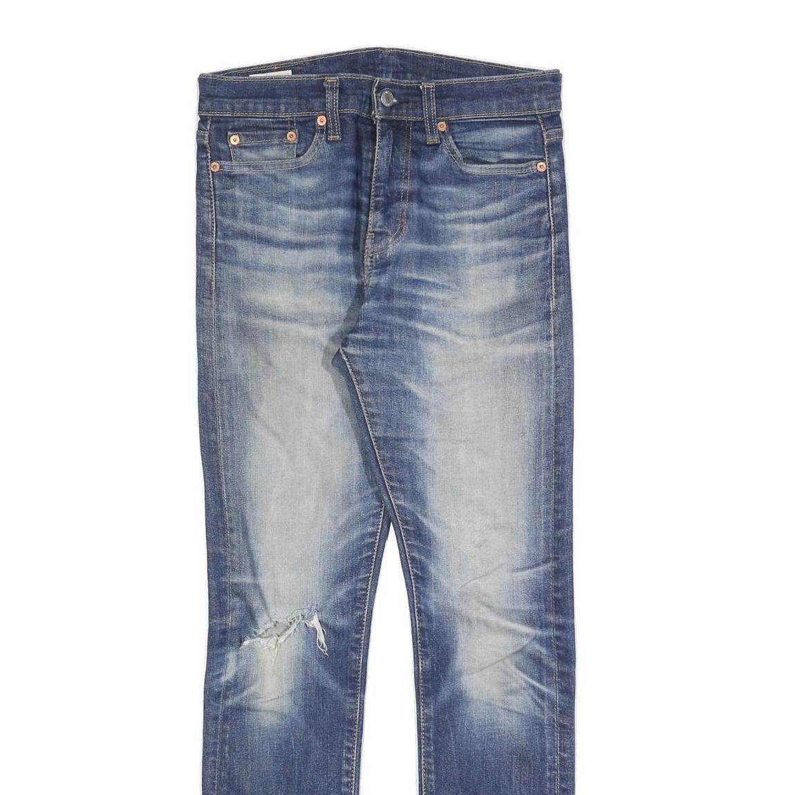 LEVI'S 510 BIG E Mens Slim Skinny Denim Medium W29 L32 Classic Stretch Zip Jeans