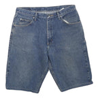 WRANGLER Mens Denim Blue Casual Shorts L W36 Cotton Blend Classic Fit