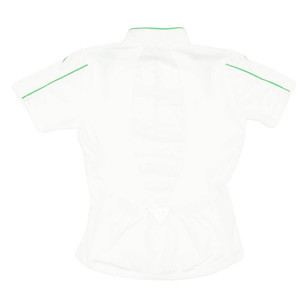 Cycling Womens Jersey White 1/4 Zip S