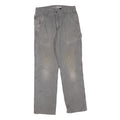 CARHARTT Mens Cotton Blend Grey Workwear Regular Straight Trousers W31 L29