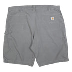 CARHARTT Mens Shorts Grey Casual 2XL W42 Cotton Blend Durable Workwear