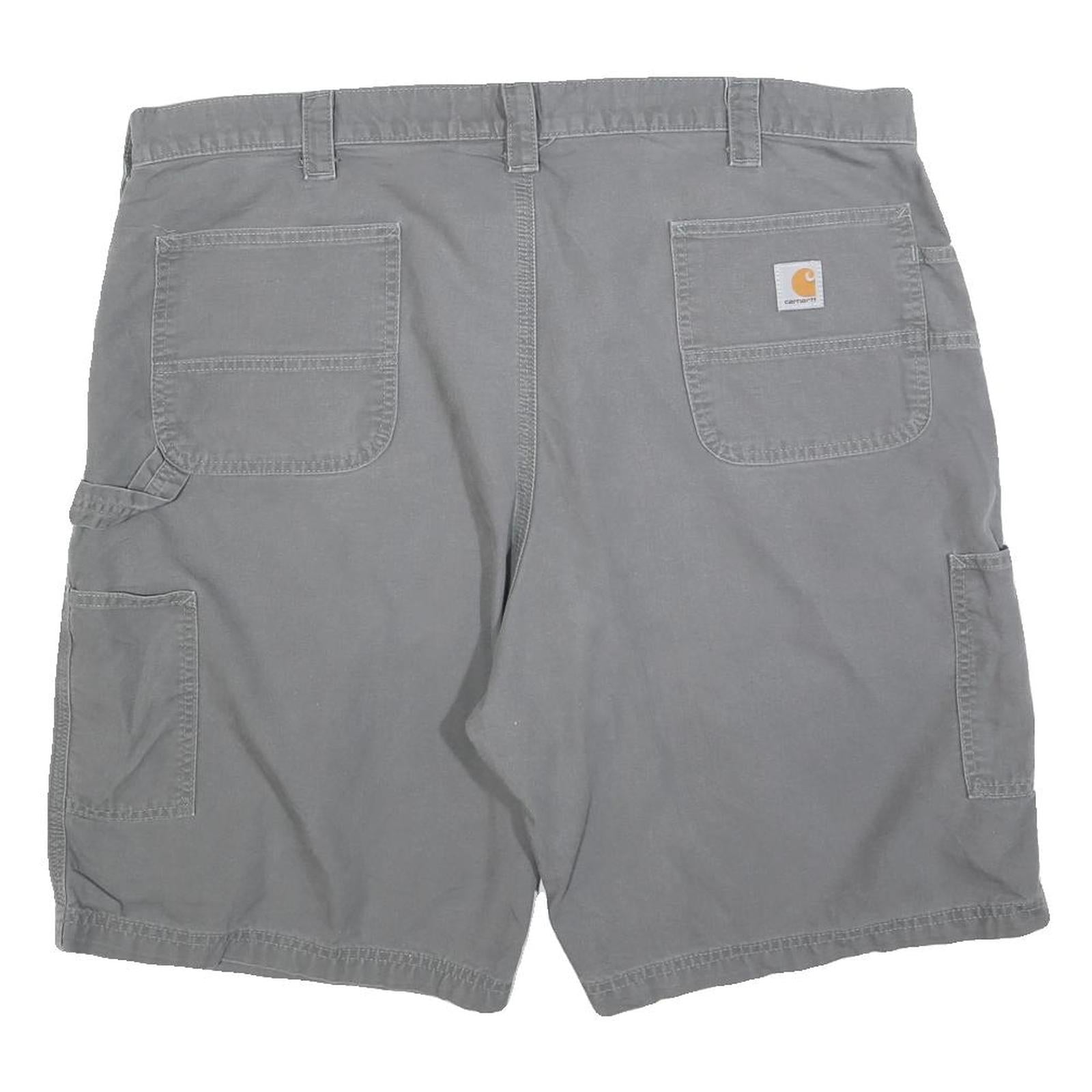CARHARTT Mens Shorts Grey Casual 2XL W42 Cotton Blend Durable Workwear