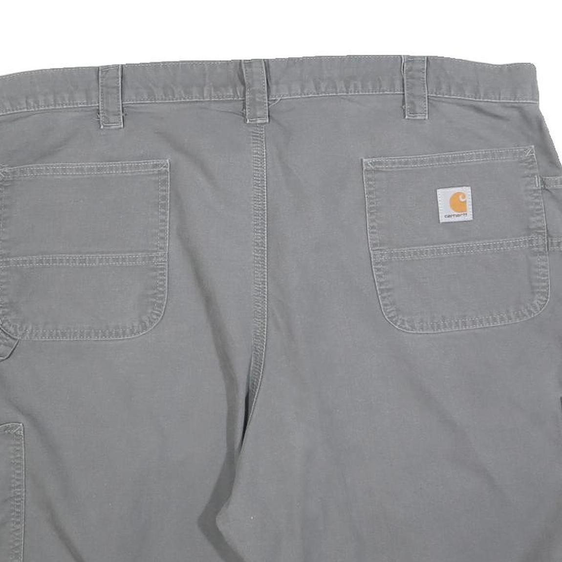 CARHARTT Mens Shorts Grey Casual 2XL W42 Cotton Blend Durable Workwear