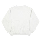 TORERO Mens White Cotton Blend Crew Neck M Classic Sweatshirt Pullover