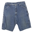WRANGLER Mens Denim Blue Casual Shorts L W36 Cotton Blend Relaxed Fit
