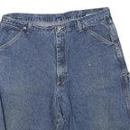 WRANGLER Mens Denim Blue Casual Shorts L W36 Cotton Blend Relaxed Fit