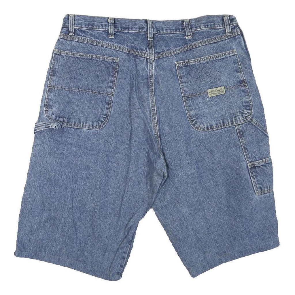 WRANGLER Mens Denim Blue Casual Shorts L W36 Cotton Blend Relaxed Fit