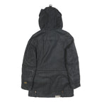 G-STAR Womens Black Cotton Hooded Jacket S Woven Casual Urban Style Zip Up