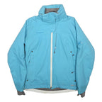 MAMMUT Womens Blue Softshell Jacket S Polyester Outdoor Ski Zip Pockets Sport