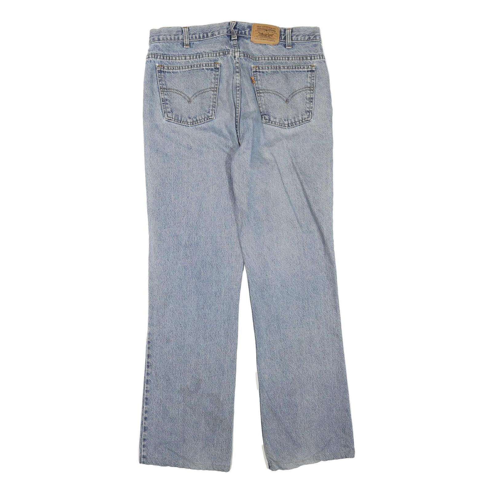 LEVI'S Mens Jeans Blue Regular Straight Denim Medium W36 L32 Classic Cotton