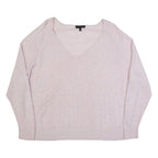 PHASE EIGHT Womens Jumper Pink Tight Knit L