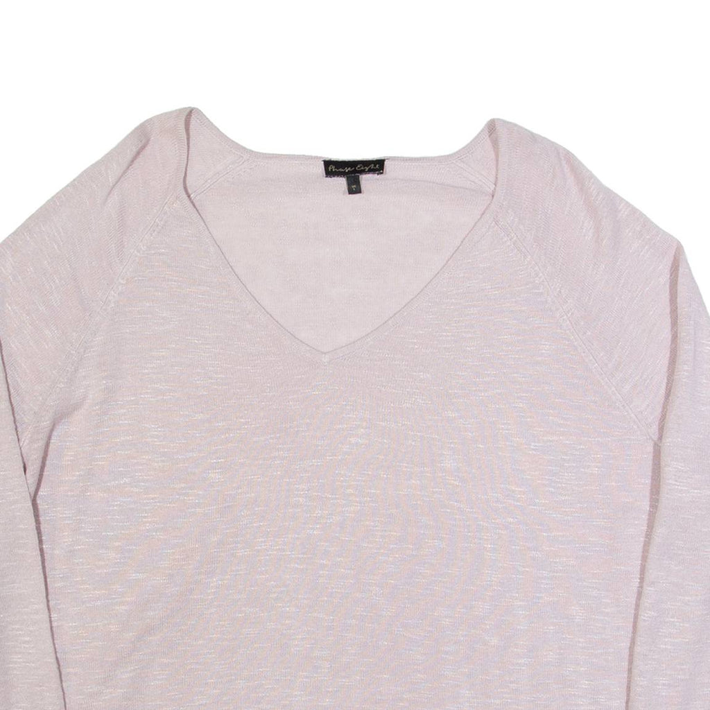 PHASE EIGHT Womens Jumper Pink Tight Knit L