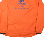 ADIDAS Mens Orange Nylon Zip Jacket L Boston Marathon 1999 Sports Windbreaker