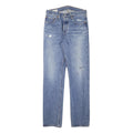 LEVI'S 501 Womens Regular Fit Straight Denim Light W28 L31 Button Cotton Blend