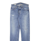 LEVI'S 501 Womens Regular Fit Straight Denim Light W28 L31 Button Cotton Blend