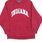 STEVE & BARRYS Mens Red Indiana Pullover Hoodie S Cotton Blend Casual