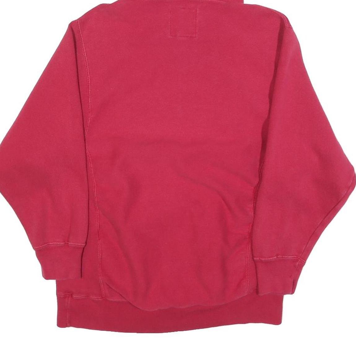 STEVE & BARRYS Mens Red Indiana Pullover Hoodie S Cotton Blend Casual