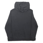 ADIDAS Boys Black Hoodie 16Y Cotton Blend Pullover Hooded Sweatshirt