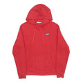 FILA Mens Red Pullover Hoodie M Cotton Blend Casual Streetwear