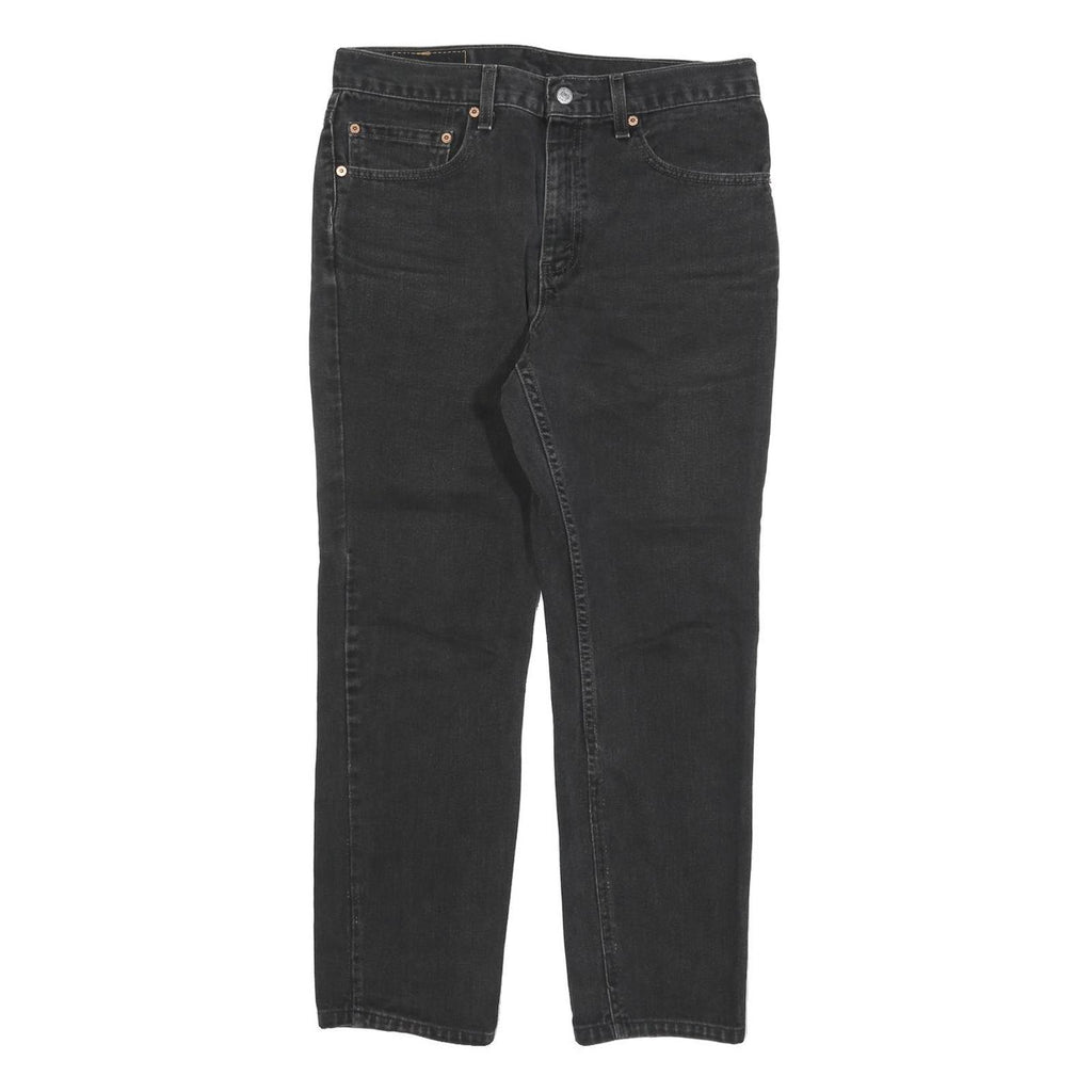 LEVI'S 512 Tapered Mens Jeans Black Slim Tapered Denim W33 L27 Stylish Fit