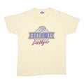 WARNER BROS Mens Cream Stage 16 Graphic T-Shirt L Short Sleeve Crew Neck Retro