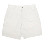 CARHARTT Mens White Cotton Casual Shorts L W36 Workwear Durable