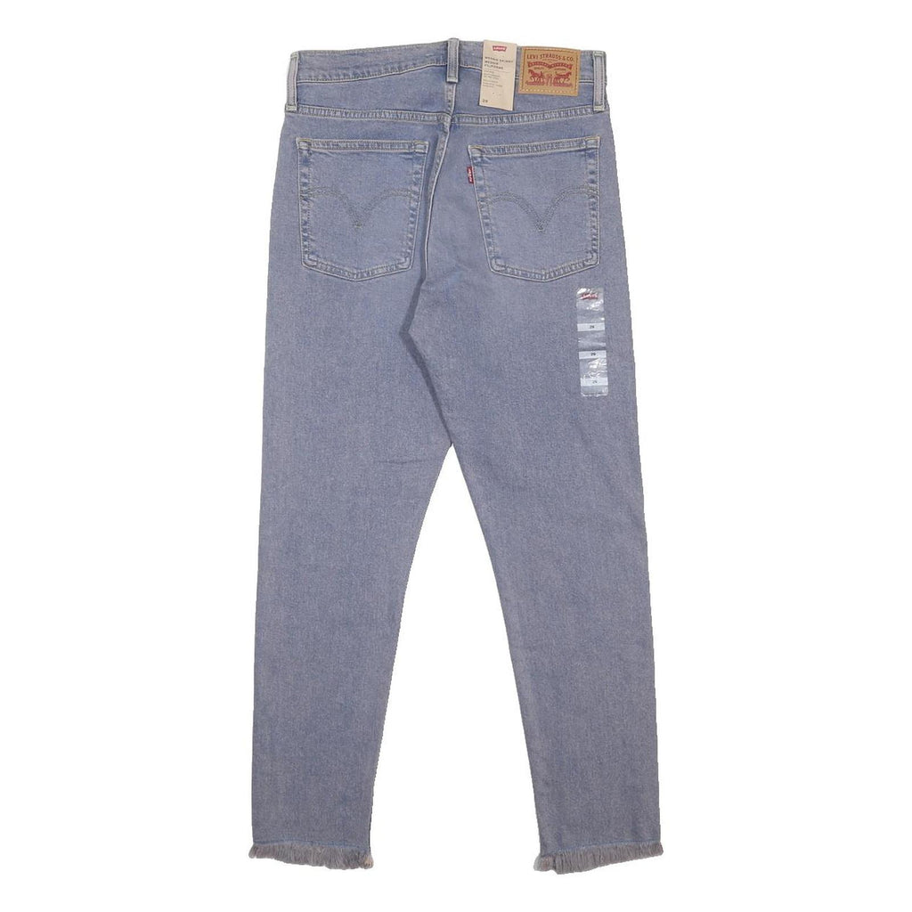 LEVI'S Womens Slim Fit Light Blue Denim Jeans W29 L26 Wedgie Skinny Button