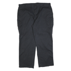 DICKIES Mens Cotton Blend Black Regular Straight Trousers W44 L32 Workwear Cargo