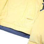 NAUTICA Mens Yellow & Navy Lightweight Zip Jacket L Polyester Blend Shell Casual