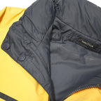 NAUTICA Mens Yellow & Navy Lightweight Zip Jacket L Polyester Blend Shell Casual