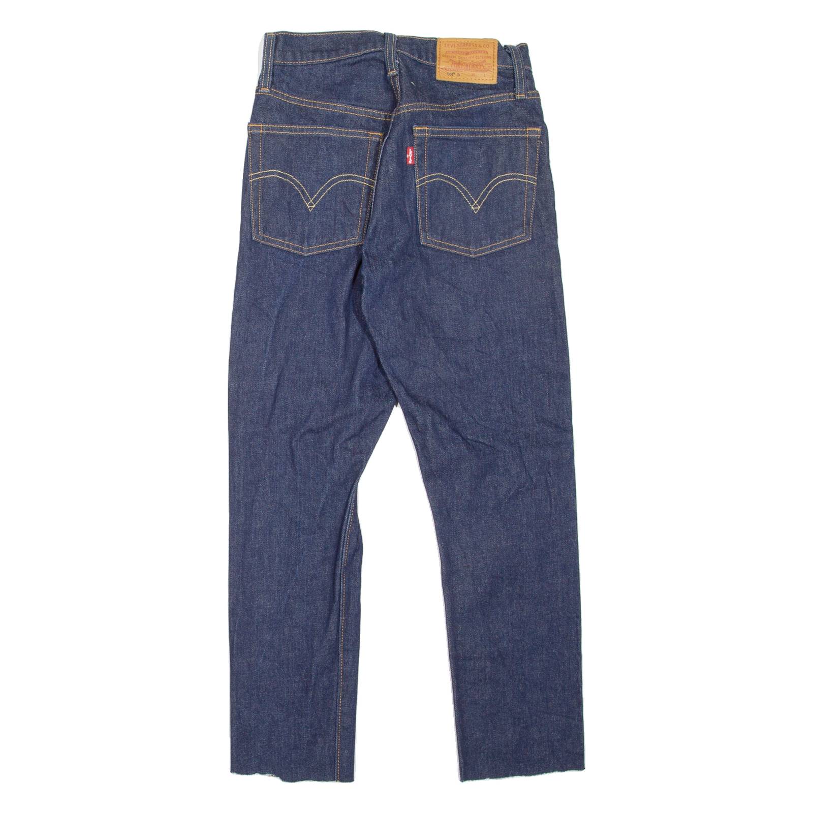 LEVI'S 501S Jeans BIG E Womens Blue Skinny Straight W24 L23
