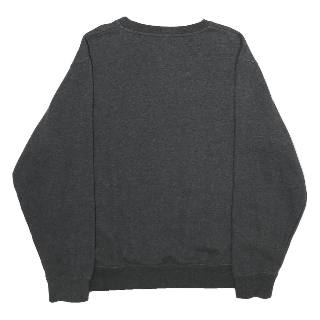 FILA Mens Grey Crew Neck XL Cotton Blend Logo Sweatshirt Pullover Classic Style