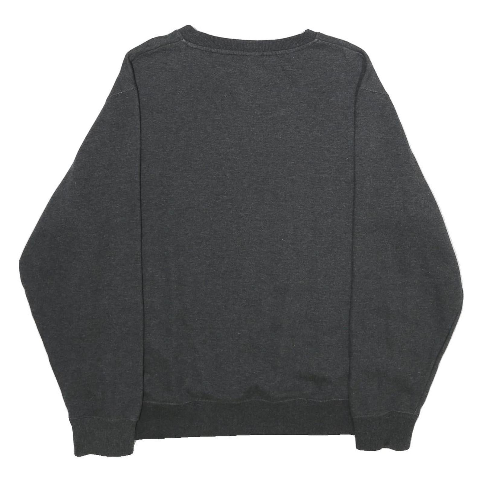 FILA Mens Grey Crew Neck XL Cotton Blend Logo Sweatshirt Pullover Classic Style