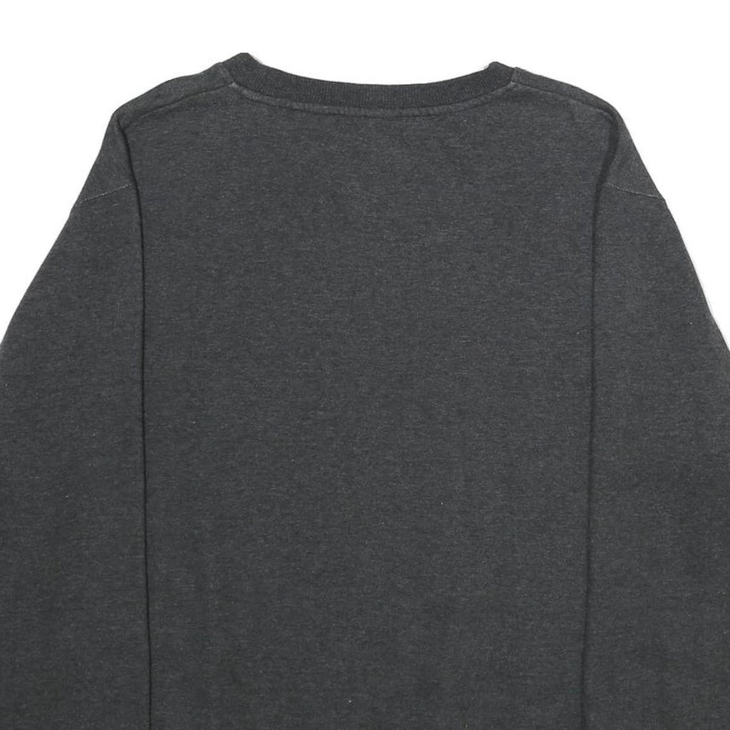 FILA Mens Grey Crew Neck XL Cotton Blend Logo Sweatshirt Pullover Classic Style