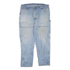 DICKIES Mens Regular Blue Denim Rinse W38 L30 Workwear Carpenter Jeans