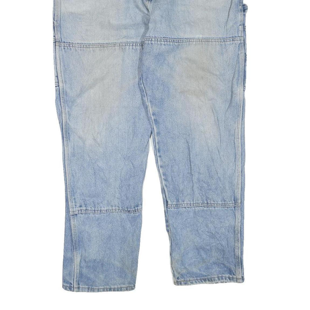 DICKIES Mens Regular Blue Denim Rinse W38 L30 Workwear Carpenter Jeans