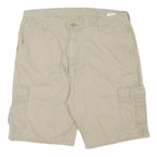 WRANGLER Mens Shorts Beige Casual Cargo XL W35 Cotton Blend Pocket Detail
