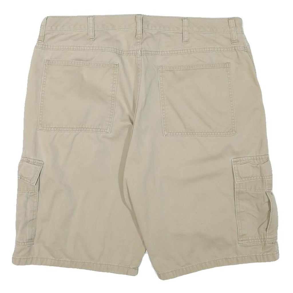 WRANGLER Mens Shorts Beige Casual Cargo XL W35 Cotton Blend Pocket Detail