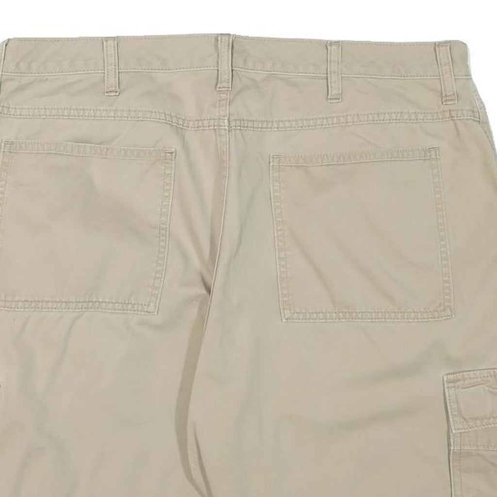 WRANGLER Mens Shorts Beige Casual Cargo XL W35 Cotton Blend Pocket Detail