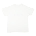 DISNEY Mens White Graphic T-Shirt L Short Sleeve Crew Neck Disneyland