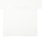 DISNEY Mens White Graphic T-Shirt L Short Sleeve Crew Neck Disneyland