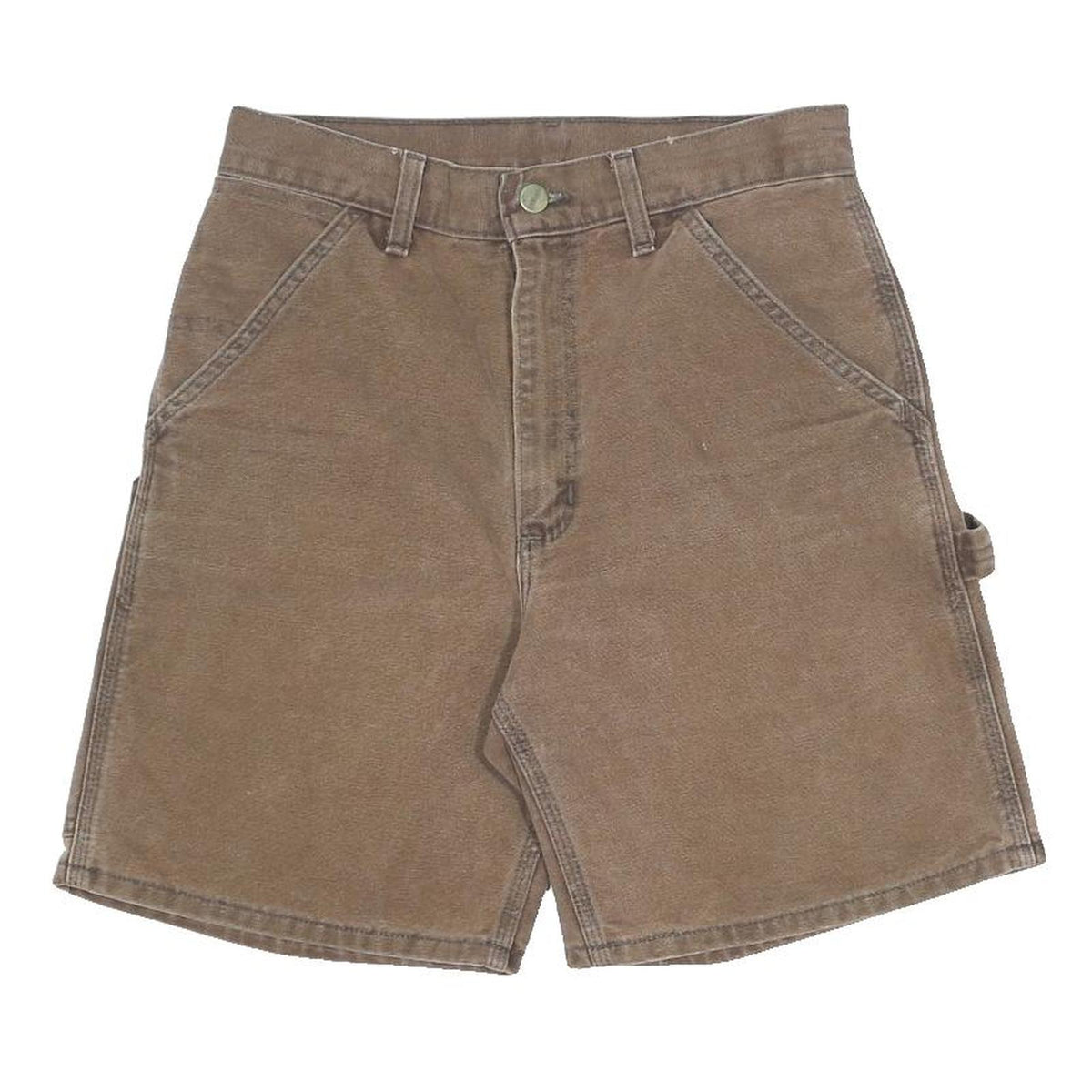 CARHARTT Mens Workwear Brown Cotton Canvas Shorts M W28 Relaxed Fit Durable