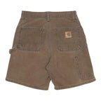 CARHARTT Mens Workwear Brown Cotton Canvas Shorts M W28 Relaxed Fit Durable