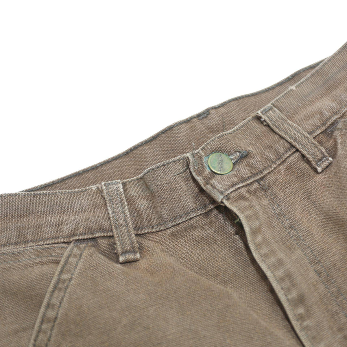 CARHARTT Mens Workwear Brown Cotton Canvas Shorts M W28 Relaxed Fit Durable