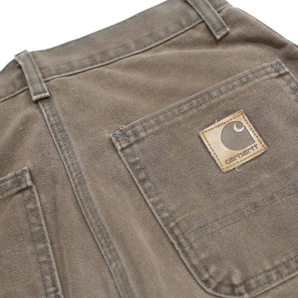 CARHARTT Mens Workwear Brown Cotton Canvas Shorts M W28 Relaxed Fit Durable