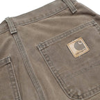CARHARTT Mens Workwear Brown Cotton Canvas Shorts M W28 Relaxed Fit Durable