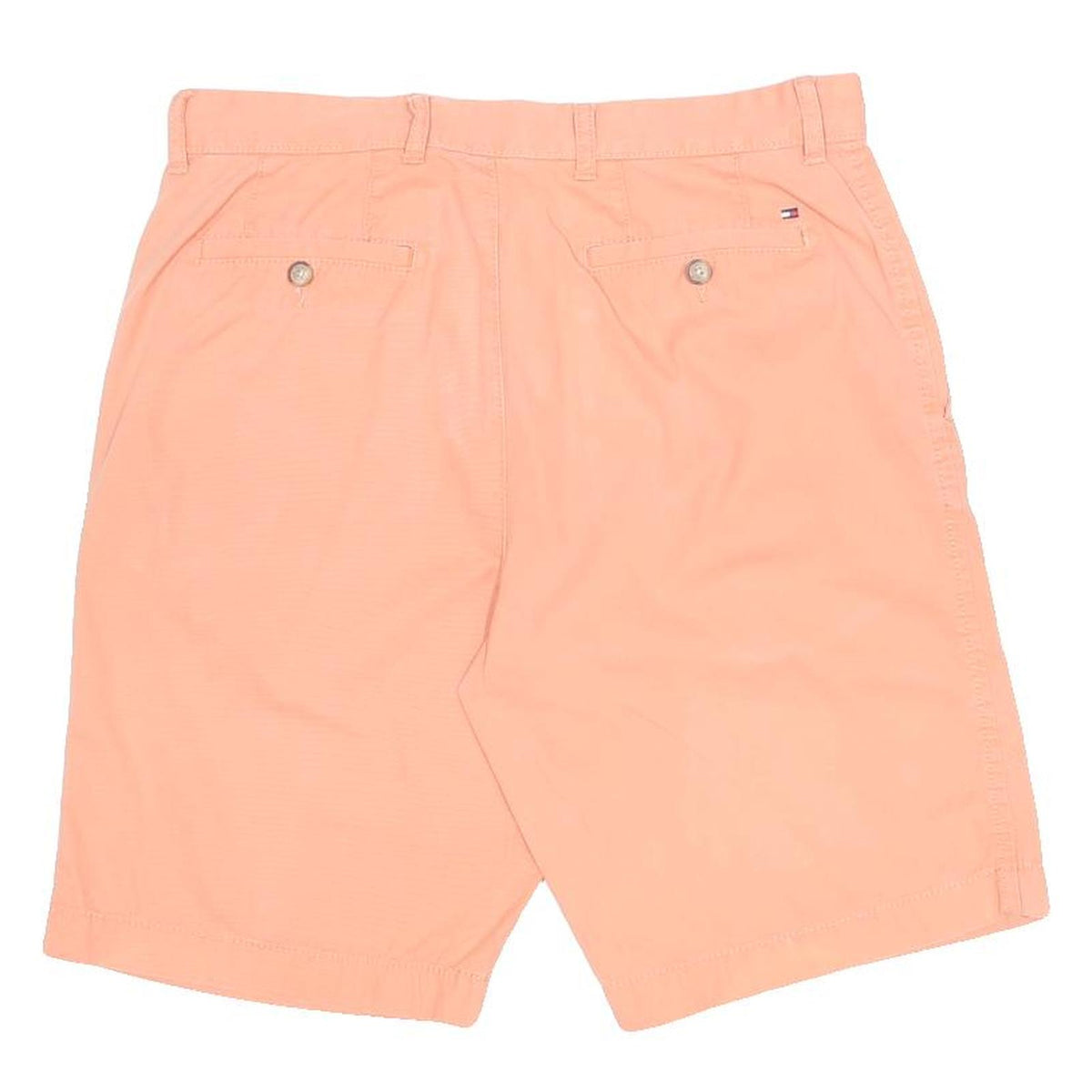 TOMMY HILFIGER Mens Shorts Orange Casual Plain M W32 Summer Wear