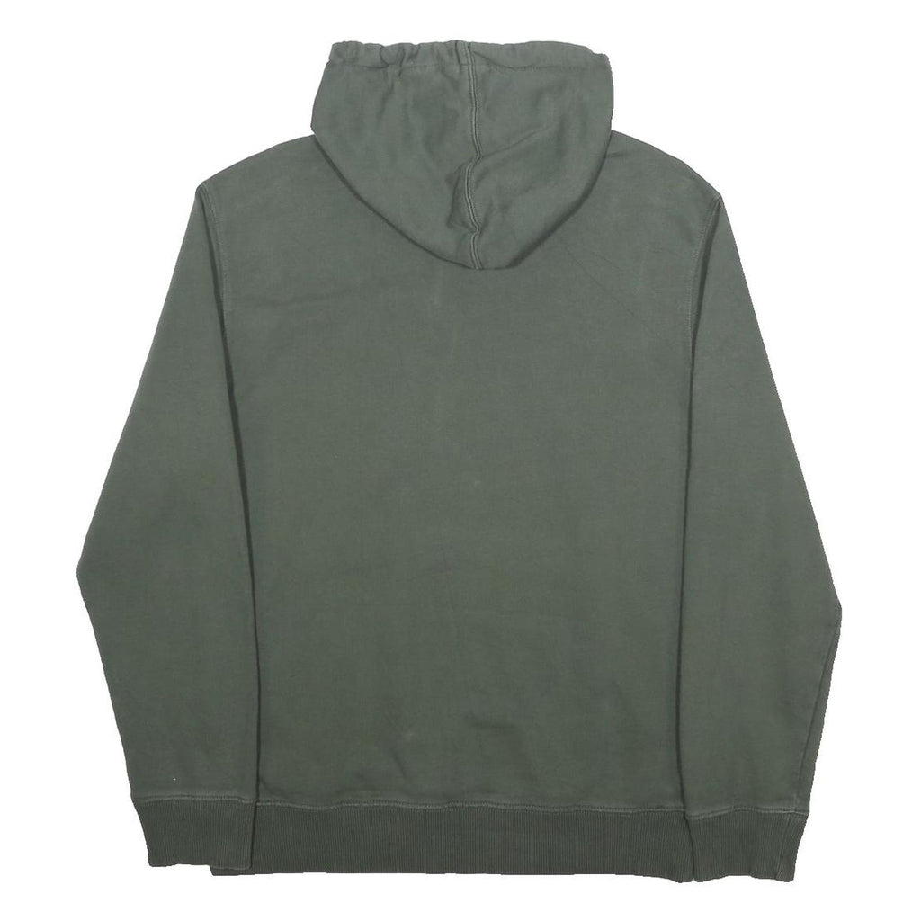 TIMBERLAND Mens Green Pullover Hoodie M Cotton Blend Casual Sweatshirt