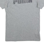 PUMA Mens Grey Graphic T-Shirt S Short Sleeve Crew Neck Sport Casual